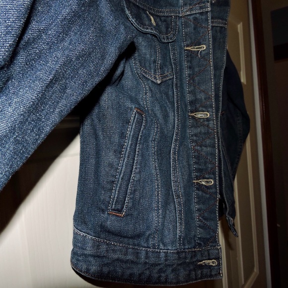 Dark Wash Denim Jacket - Picture 4 of 5